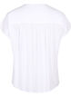 Viscose blouse with lace trim, Bright White, Packshot image number 1