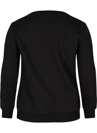 Christmas sweater, Black, Packshot image number 1