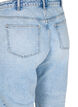 Cropped Vera jeans with studs, Light blue denim, Packshot image number 3