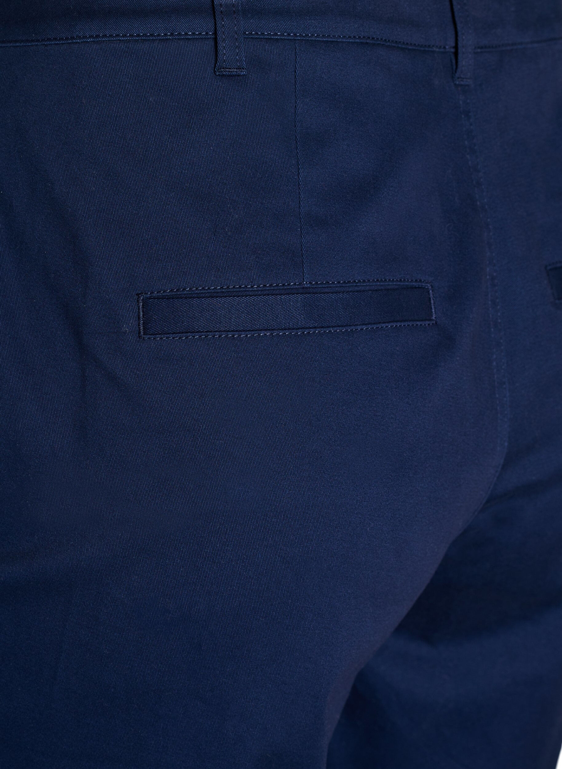 Zizzifashion Chino shorts with pockets, Blue, Packshot image number 2