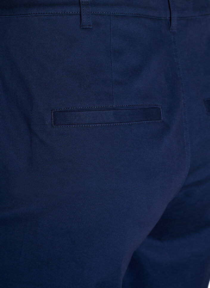 Chino shorts with pockets, Blue, Packshot image number 2