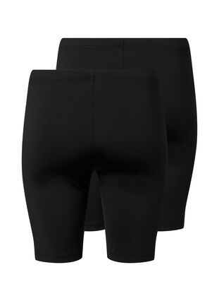 2-pack cycling shorts, Black, Packshot image number 1