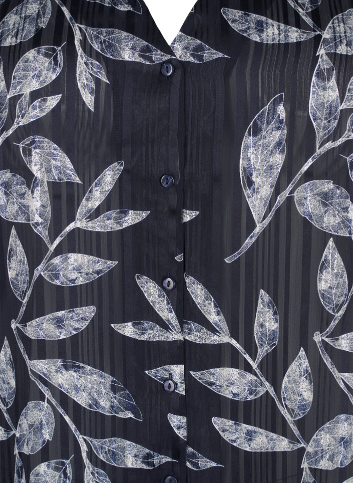 Long-sleeved shirt with buttons, Blue, Packshot image number 2