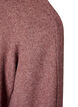 Ribbed Knit Cardigan with Pockets, Red, Packshot image number 2