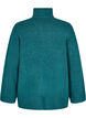 Knitted turtleneck blouse, Atlantic Deep Mel., Packshot image number 1