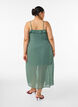 Chiffon dress with asymmetrical ruffles, Green, Model image number 1