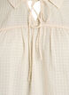 Blouse in seersucker with tie-string, Beige, Packshot image number 2