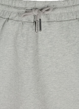 Mottled skirt with drawstring, Light Grey Melange, Packshot image number 2