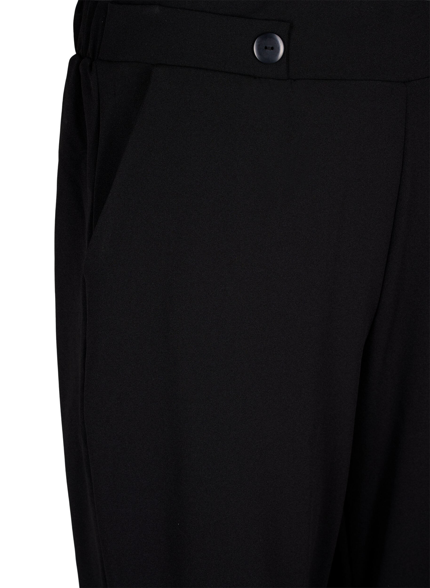 Zizzifashion Loose trousers with pockets, Black, Packshot image number 2