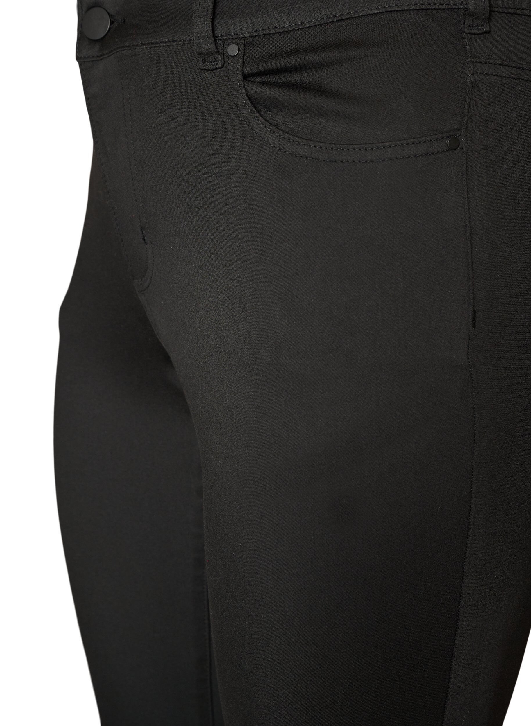 ZizzifashionEmily Stay Black jeans with regular waist, Black, Packshot image number 2