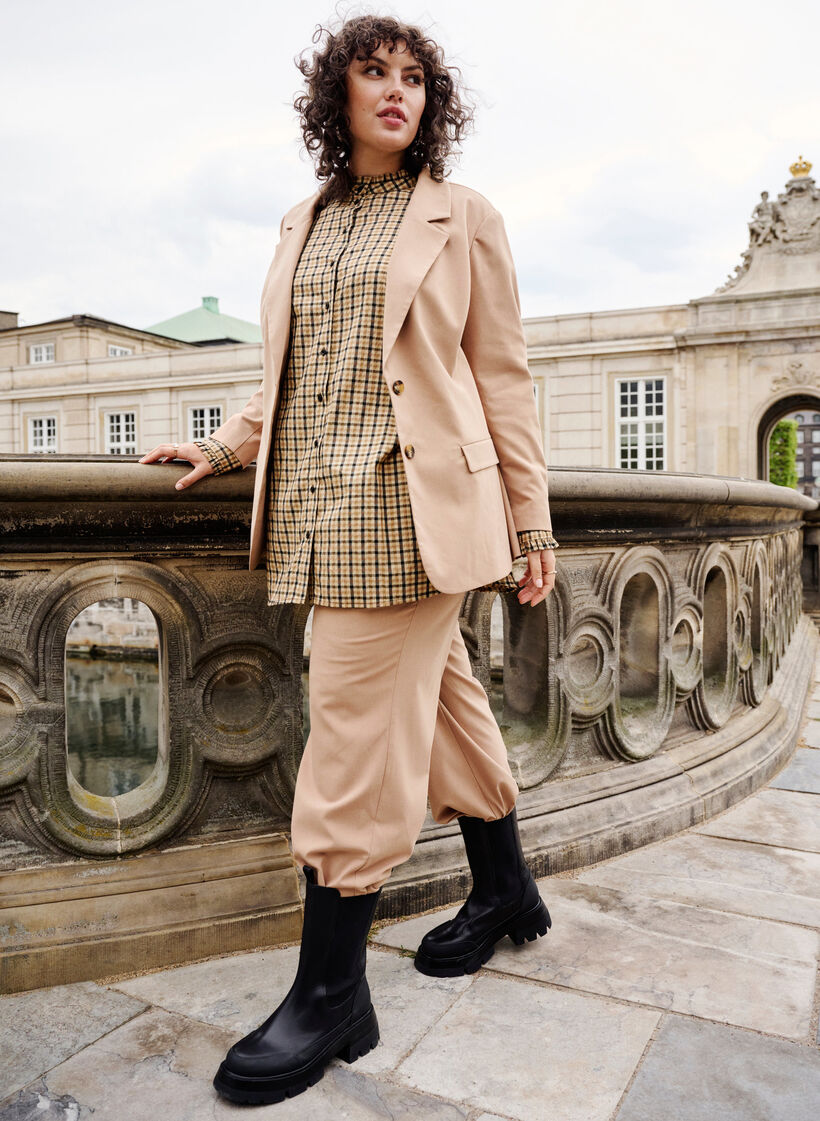 Classic pants with straight fit, Amphora, Image image number 0