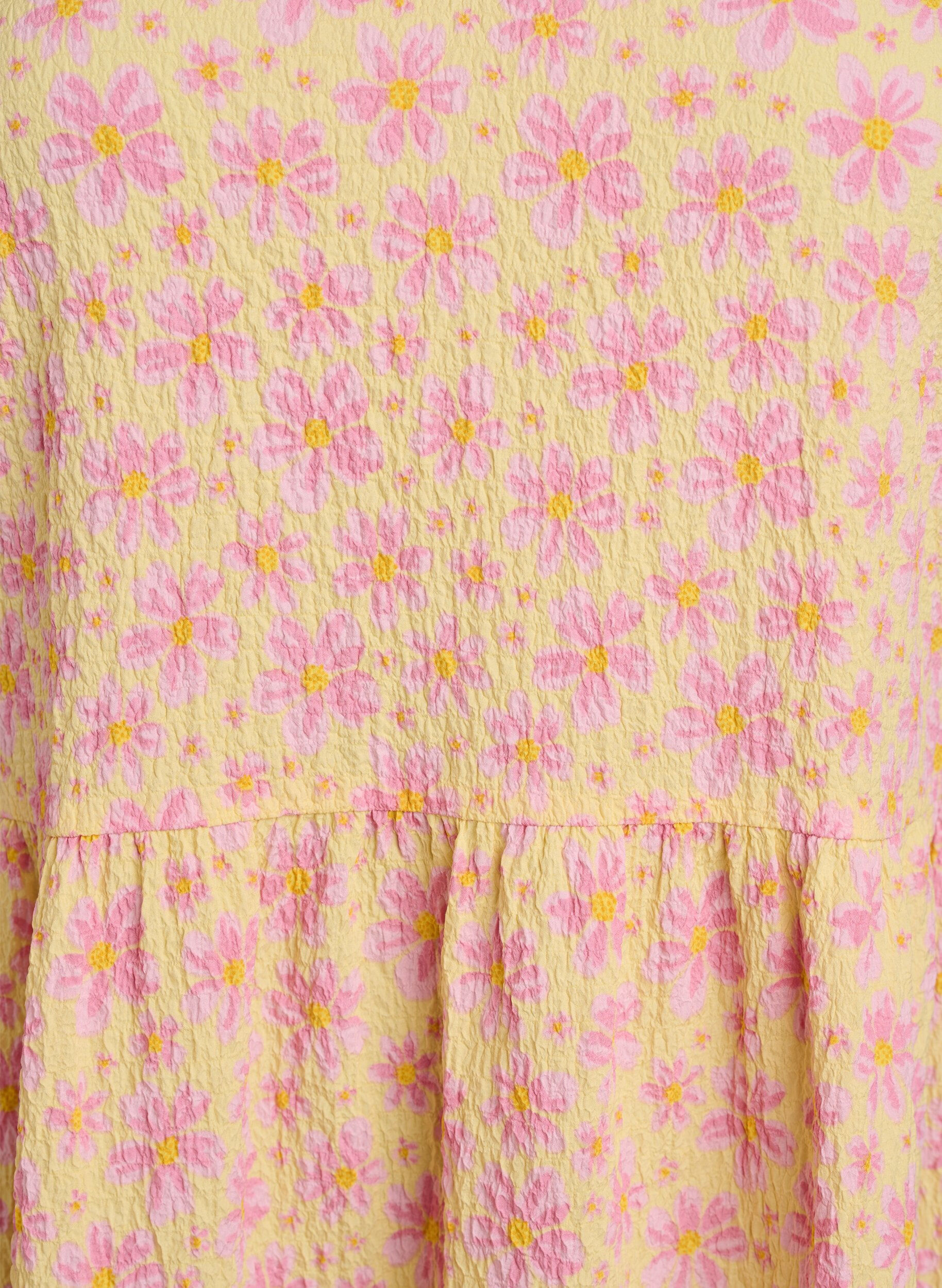 Zizzifashion Short A-line dress, Yellow, Packshot image number 2