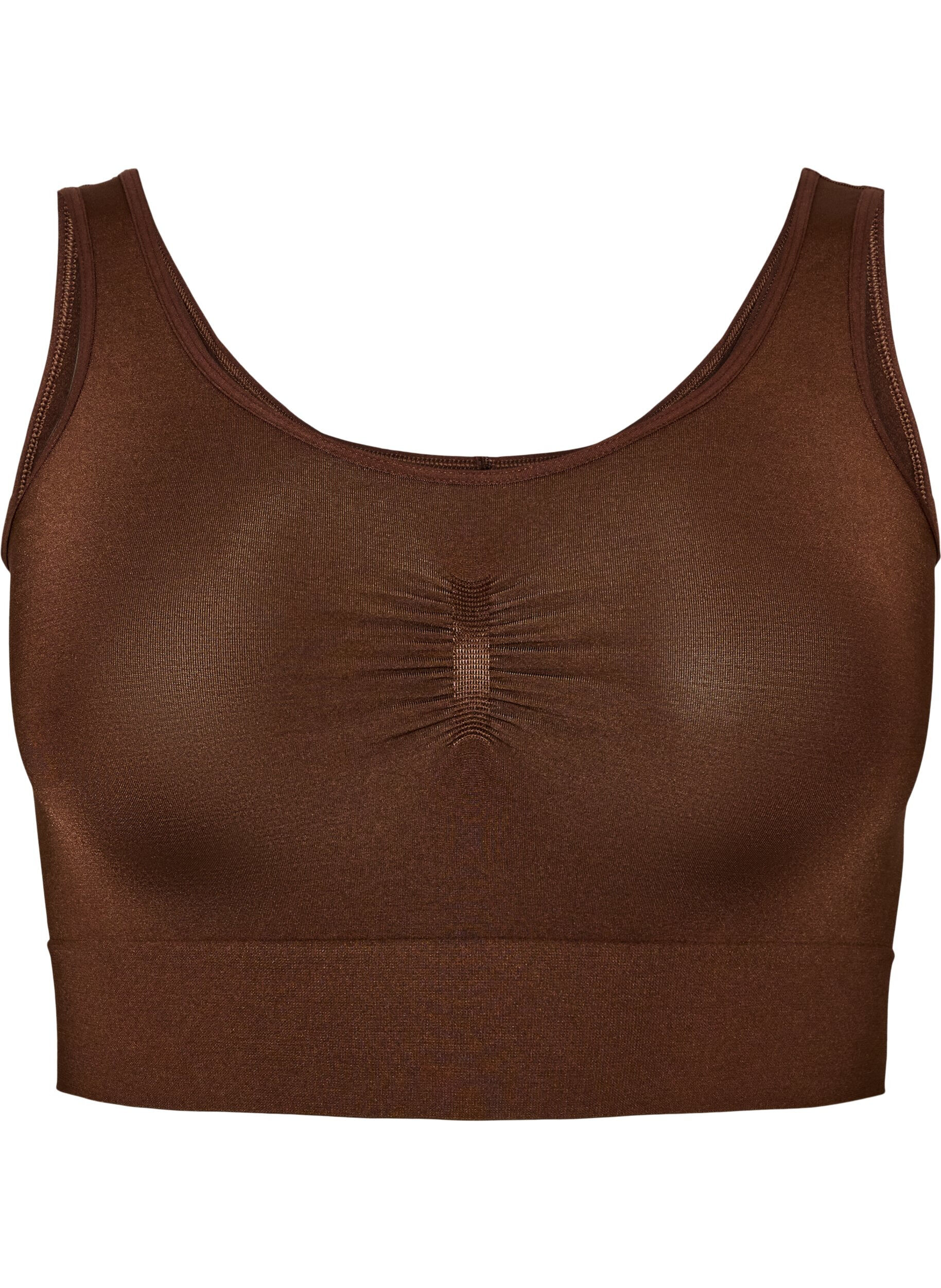 ZizzifashionSoft non-padded bra, Brown, Packshot image number 0