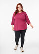 Training blouse with 3/4 sleeves, Red, Model image number 1