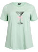 FLASH - T-shirt with motif, Green, Packshot image number 0