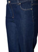 Cropped straight fit jeans with a regular waist, Blue, Packshot image number 2