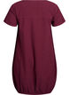 Short sleeve cotton dress, Dark Bordeaux, Packshot image number 1