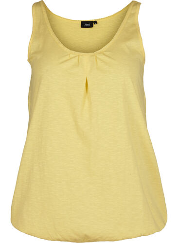 Top with lace trim, Yellow Cream, Packshot image number 0