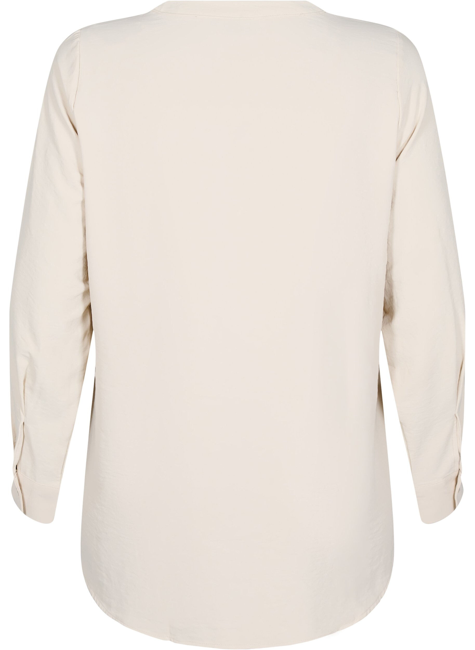 Zizzifashion FLASH - Shirt blouse with long sleeves, Beige, Packshot image number 1
