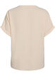 Loose blouse with short sleeves, Beige, Packshot image number 1