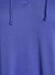 Short hoodie dress with a kangaroo pocket, Blue, Packshot image number 2