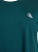 Solid-coloured training T-shirt, Green, Packshot image number 2