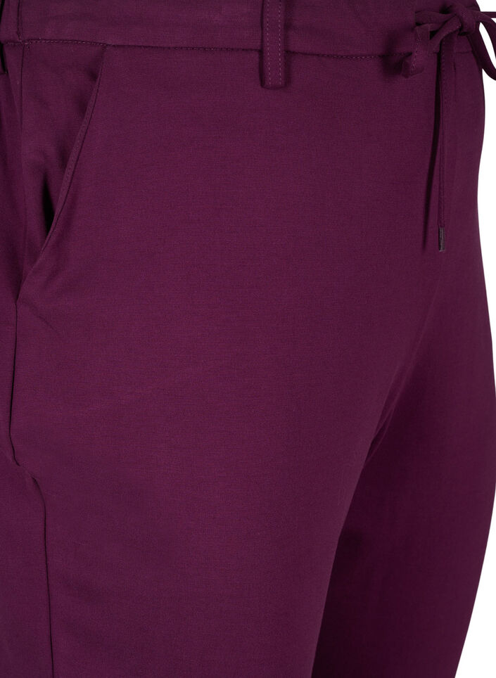 Cropped Maddison trousers, Purple, Packshot image number 2