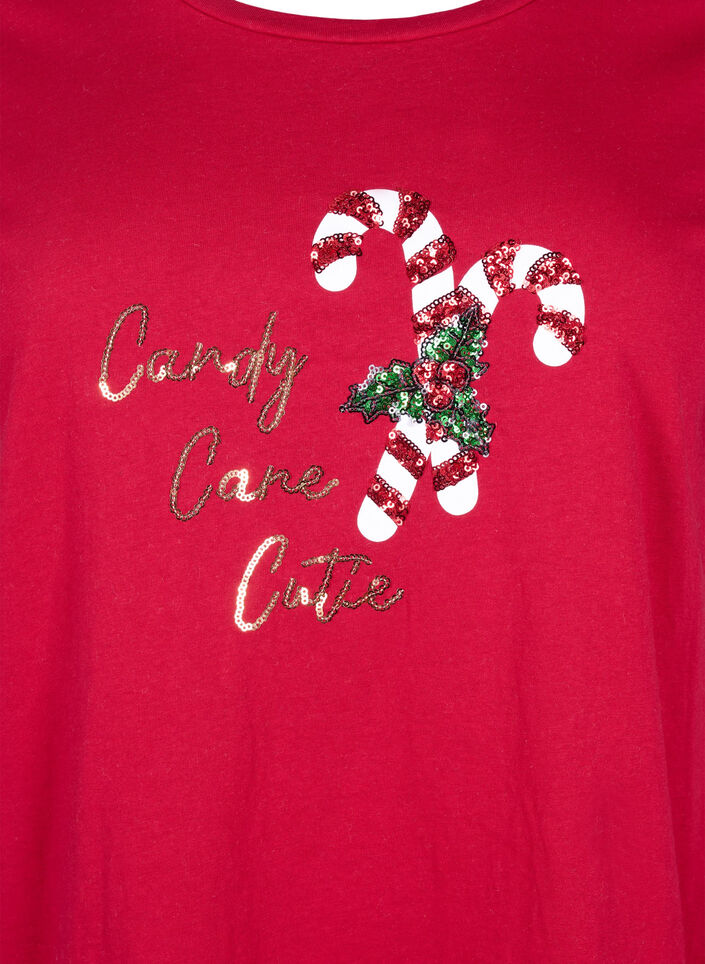 Christmas t-shirts in 100% cotton, Tango R.w.Candy Cane, Packshot image number 2