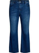 High-waisted bootcut jeans, Blue, Packshot image number 0