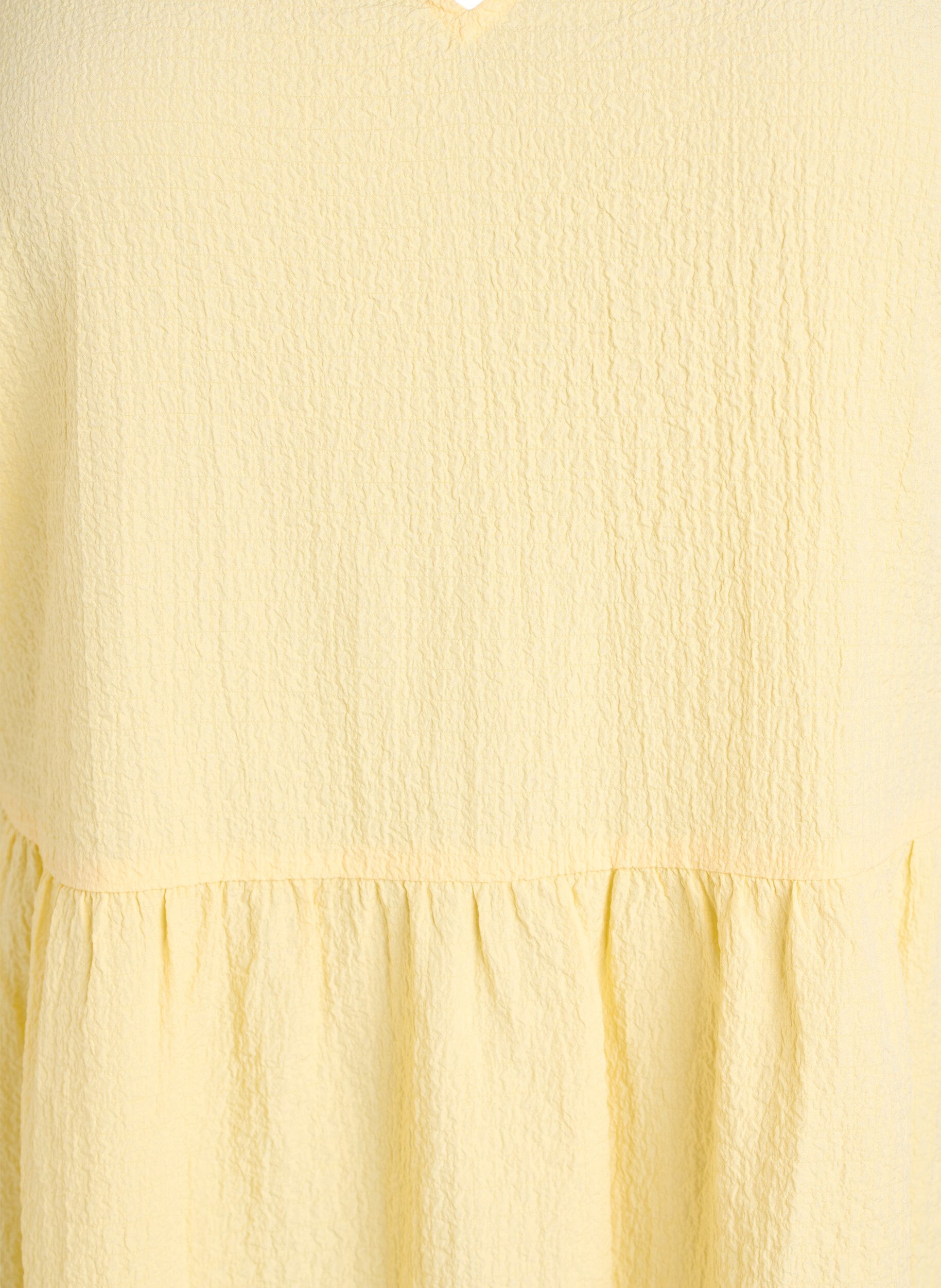 Zizzifashion Short A-line dress, Yellow, Packshot image number 2