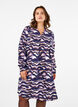 Knee-length dress with print and A-shape, Naval Academy AOP, Model image number 0