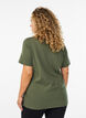 Short sleeve t-shirt with v-neckline, Green, Model image number 2