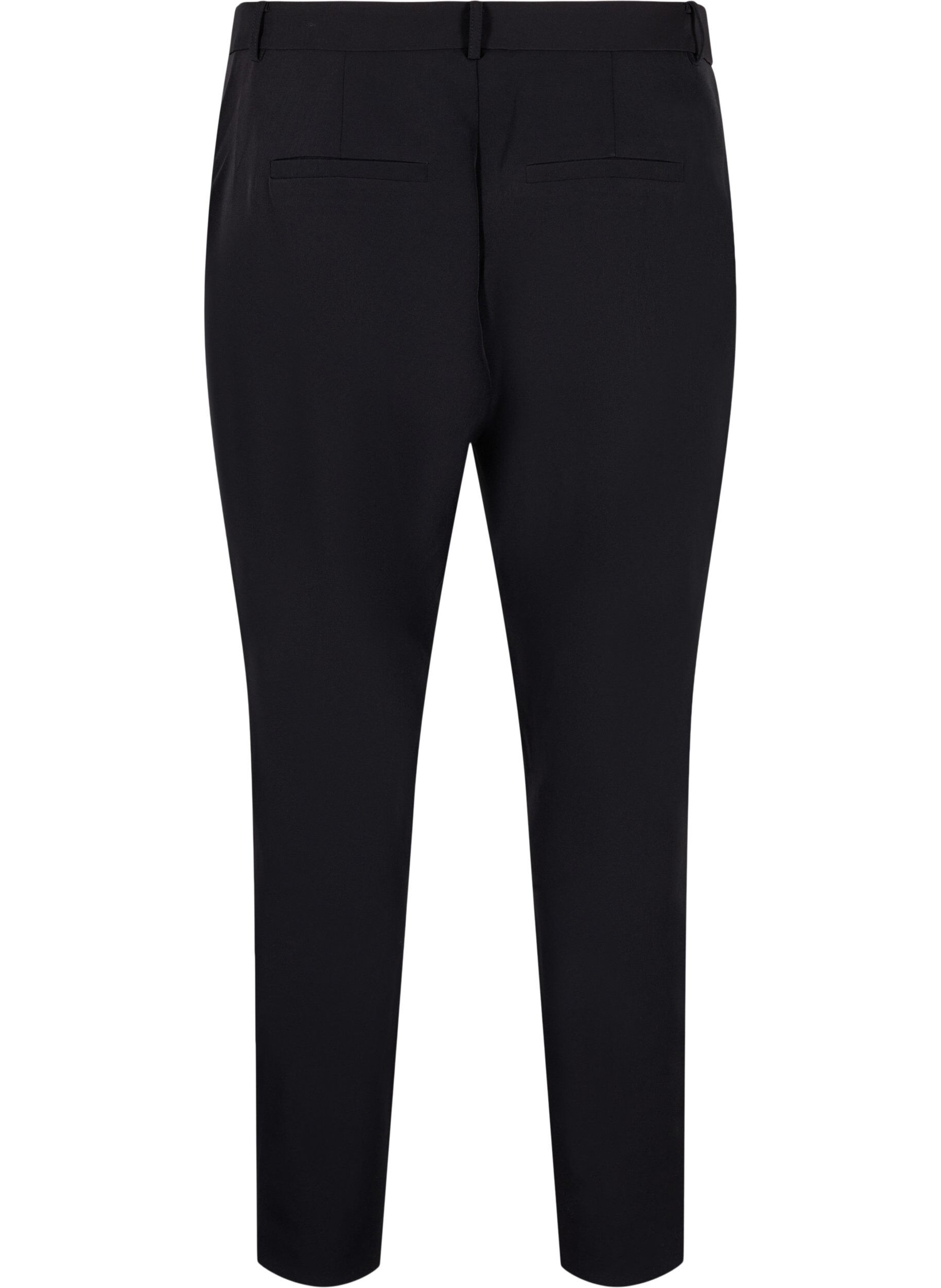 Zizzifashion Trousers with a zipper at the ankle, Black, Packshot image number 1