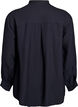 Viscose shirt with A-line shape, Black, Packshot image number 1