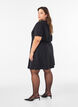 Short A-line jersey dress, 0199, Model image number 2