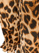Dress with leopard print and ruffle details, Brown, Packshot image number 4