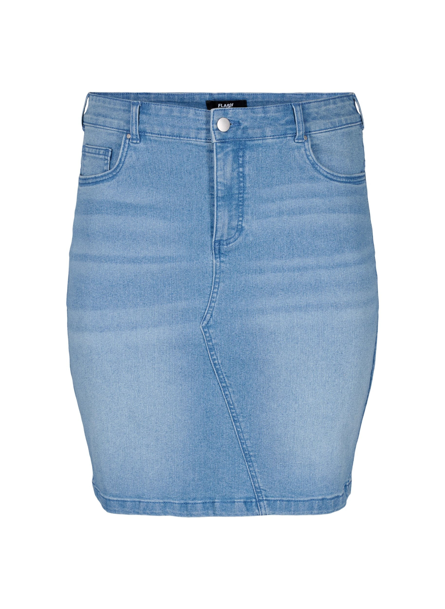 FLASH - Tight-fitting denim skirt