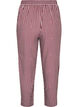 Loose night trousers with stripes and hearts, Dark Bordeaux, Packshot image number 1