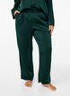 Satin pyjamas pants with elasticated waistband, Scarab, Model image number 2