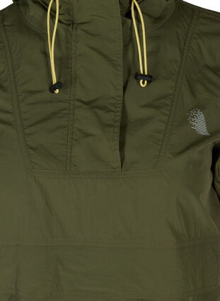 Anorak with a hood and pocket, Forest Night, Packshot image number 2
