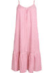 Summer dress with stripes and A-line shape, Pink, Packshot image number 0