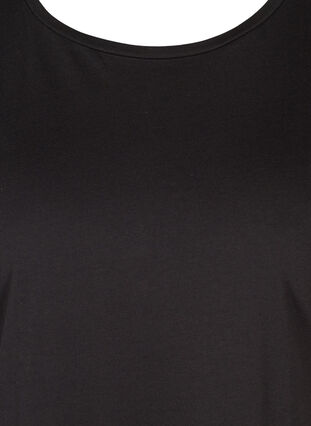 Short-sleeved t-shirt with sequins, Black, Packshot image number 2