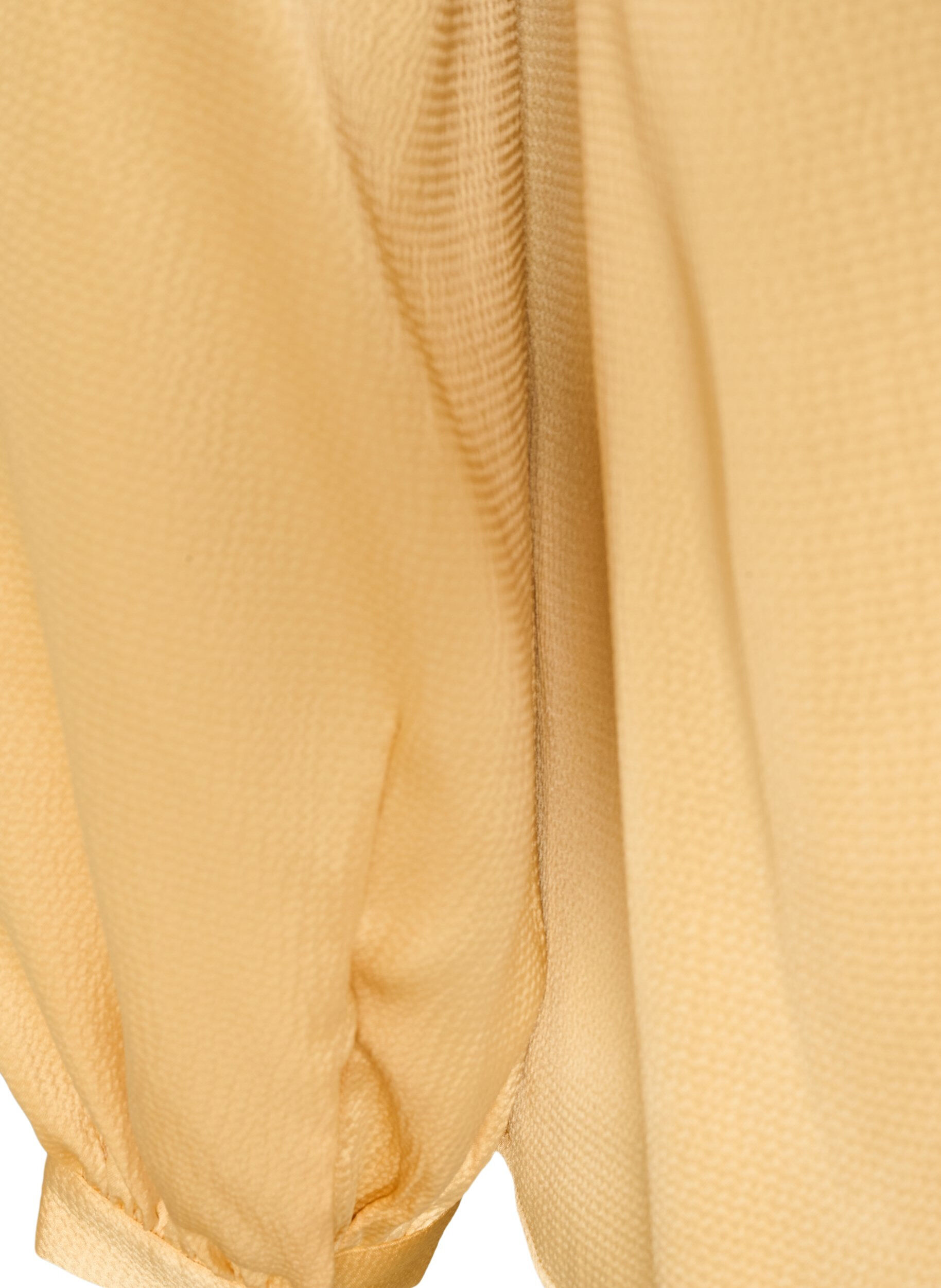 ZizzifashionBlouse with shirt collar and V-neck, Yellow, Packshot image number 3