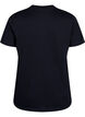 Basic cotton T-shirt with round neck, Black, Packshot image number 1