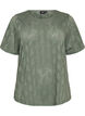 Jersey t-shirt with eyelet embroidery, Green, Packshot image number 0