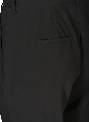 Cropped trousers in a classic design, Black, Packshot image number 3