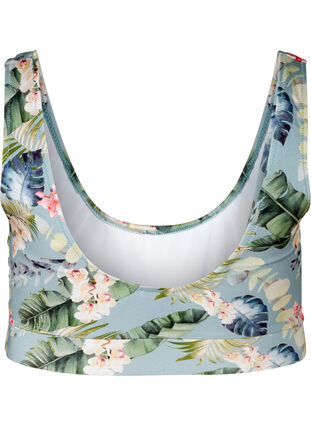 Printed bikini top with a round neckline, Kolyptus Print, Packshot image number 1