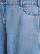 Loose denim shorts with high waist, Light Blue, Packshot image number 2
