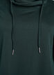 Sweatshirt with high collar and pockets, Green, Packshot image number 2