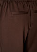Loose jersey trousers with a high waist, Brown, Packshot image number 3